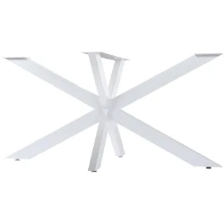 CLP Tischbein, Weiß, Metall, 150x71x78 cm, Esszimmer, Tische, Esstische, Tischsysteme