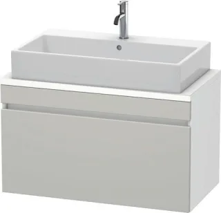 Duravit DuraStyle Konsolenwaschtischunterbau wandhängend Betongrau & Weiß Matt 900x478x512 mm - DS53 DS530300718
