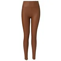 cofi1453 Leggings Damen Lederhose Leder Leggings Lederimität Strumpfhose