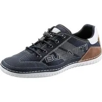 bugatti Slip-On Sneaker, Freizeitschuh, Halbschuh, Slipper mit Kontrastnähten- und besätzen