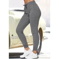 JEEL Sweathose Jogginghose Damen (1-tlg) Slim Fit, Baumwolle, Lycra