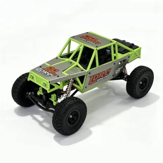 LDRC 18499 PRO RTR 1/18 2.4G 4WD FOC Brushless RC Car Rock Crawler Pipe Rack Off-Road Climbing Truck Alloy Body Shell LE