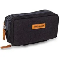 Elite Bags Aufbewahrungstasche Elite Bags DIABETIC'S Diabetikertasche schwarz (Insulin-Tasche, 1-tlg., inkl. Kühlpad), geschütztes, thermoisoliertes Insulin-Fach mit Platz für GEL Kühlpad