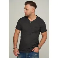 CARISMA T-Shirt CRMORELOS mit Knopfleiste & Brusttasche
