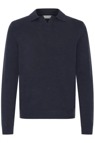 Casual Friday - CFKARL polo knit dark navy melange - Gr. - S
