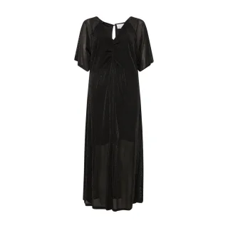 Wien Midi-Kleid in Schwarz