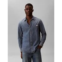 Calvin Klein Jeans Jeanshemd VINTAGE INDIGO Regular fit mit Rundhalsausschnitt