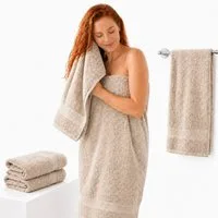 Komfortec Badetücher 100% Baumwolle, 470 g/m², Frottee (2-St), Handtücher 70x140 cm Set, Weich