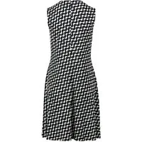 Betty Barclay Cocktailkleid Kleid Kurz ohne Arm Dark Blue/Cream