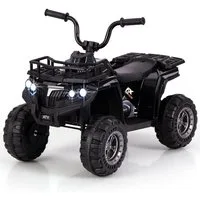 COSTWAY Elektro-Kinderquad, Belastbarkeit 20 kg, (1-tlg), 6V Elektroquad, Elektroauto mit LED-Scheinwerfern, Musik