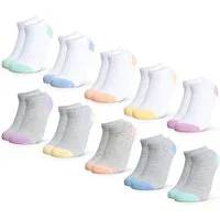 OCCULTO Sneakersocken Mädchen & Jungen Sneaker Socken 10er Pack (Modell: Piccolo) (10-Paar)