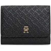 Tommy Hilfiger Geldbörse TH ICON TRIFOLD MONO, Damen Geldbeutel, Portemonnaie mit TH-Schmucklogo
