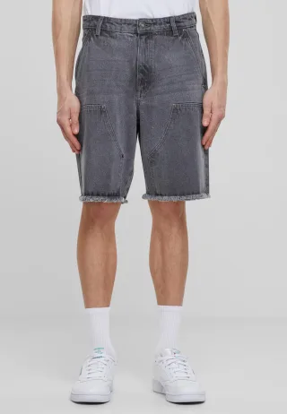 URBAN CLASSICS Shorts "Urban Classics Open Edge Two Knee Denim Shorts"