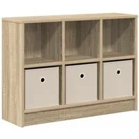 vidaXL Sideboard Sideboard mit Schubladen Sonoma-Eiche 73,5 x 22,5 x 53,5 cm (1 St)