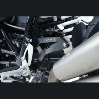 R&amp;G Auspuffhalter "Special Edition" für BMW R 1200 Nine T Bj. 2014-2019 Aluminium