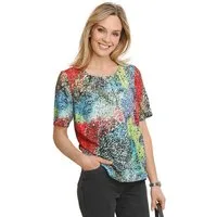 GOLDNER Druckbluse Kurzgröße: