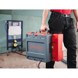 Rothenberger Werkzeugkoffer ROCASE 4212 rot ohne Einlage mit BA - Halter - 1300003334