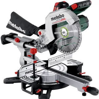 Metabo Akku-Kappsäge KGS 18 LTX BL 254 mit Zugfunktion - - 18V 2x8Ah LiHD + ASC 145 - 614254810