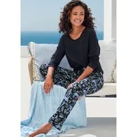 Vivance Dreams by Lascana Pyjama (Set, 2 tlg) mit All-Over Print