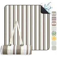 Picknickdecke Picknickdecke Wasserdicht Campingdecke 200x200 cm, Sekey, 3-Schicht mit PEVA Unterseite, für 4–6 Personen, für Strand & Camping