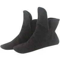 RAIKOU Hausstiefel Haussocken super flauschige Hüttenschuhe Hausschuh aus Micro Fleece mit ABS und Rutschfester Sohle