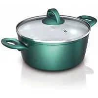 Genius Kochtopf Cerafit Fusion Topf 20cm, Edelstahl 18/0, Antihaftbeschichtung, induktionsgeeignet, spühlmaschinengeeignet