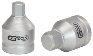 KS Tools 3/4" Kraft-Bit-Stecknuss Innensechskant kurz - 515.0003