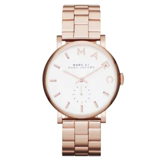 Marc Jacobs MBM3244 Baker Rose vergoldet Damenuhr