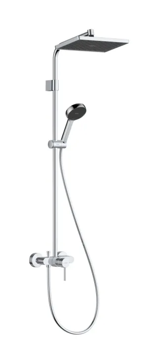 Hansgrohe Activera Q Showerpipe 290/180 1jet EcoSmart mit Einhebelmischer chrom,28747000 28747000