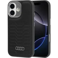 Audi Handyhülle Case iPhone 17 GT MagSafe Kunstleder schwarz Logo 6,3 Zoll, Kantenschutz
