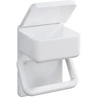 Maximex Toilettenpapierhalter 2 in 1, mit Ablage für feuchte Toilettentücher