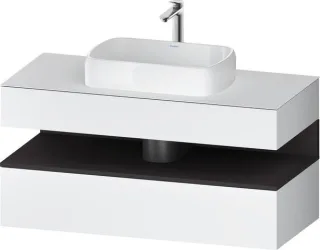 Duravit Qatego Konsolenwaschtischunterbau wandhängend Weiß Matt 1200x550x600 mm - QA4732080180010 QA4732080180010