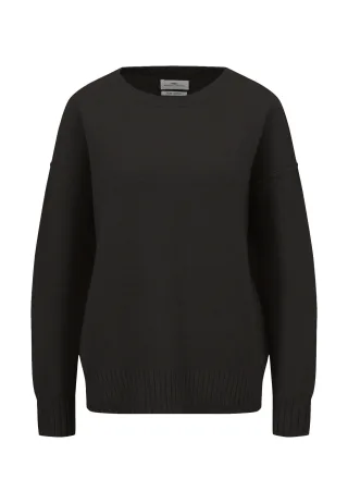 FYNCH-HATTON - PULLOVER O-NECK MERINOWOOL*RWS black - Gr. - M