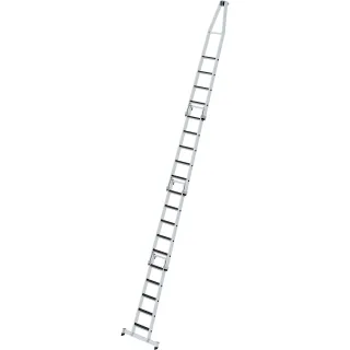 Munk Stufen-Glasreinigerleiter-Satz mit nivello®-Traverse und clip-step R13 - 040741