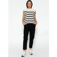 SASSYCLASSY Chinohose Chino Hose Damen aus Jersey Stretch Chino Hose Damen