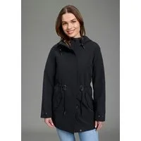 KangaROOS Outdoorjacke Übergangsjacke mit Kapuze und Kordelzug
