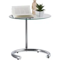 relaxdays Beistelltisch Kaffeetisch höhenverstellbar