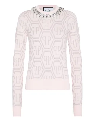 Pullover Rundhalsausschnitt Monogram