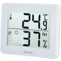 Hama Thermo-/Hygrometer "TH-130", Weiß Thermometer Innenwetterstation