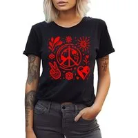 Banco T-Shirt Damen Unifarben Sommershirt verschiedene Motive Kurzarm verschiedene Motive erhältlich