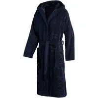 JOOP! Bademantel JOOP! LIVING - REPEAT Bademantel Herren-Kapuze, Textil