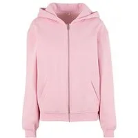 Build Your Brand Kapuzensweatjacke Damen Loose Fit Zip Hoody