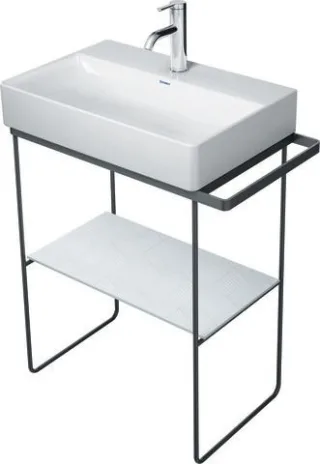 Duravit DuraSquare Metallkonsole Schwarz Matt 665x381x740 mm - 0031134600 31134600