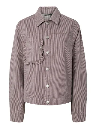 PIECES - PCBILLO LS DENIM JACKET - Gr. - M