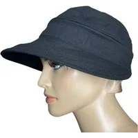 Taschen4life Sonnenhut Visor Cap 2in1 Sonnencap Basecap & Sonnenschutz in Einem, unisex, aus Leinen