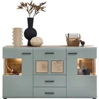 Innostyle Sideboard FUN PLUS II, 2 Holztüren, 3 Schubläden, 7 Fächer, Softclose, ABS Kantenschutz