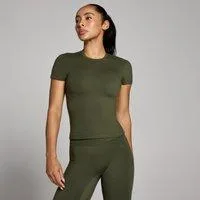 MP Damen Tempo Body Fit Kurzarm-T-Shirt - Waldgrün - XXL