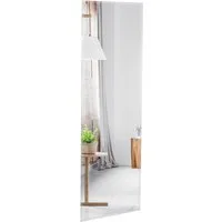 COSTWAY Ganzkörperspiegel, Wandspiegel, ohne Rahmen, 110x38cm Türspiegel