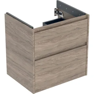 Geberit Renova Plan Unterschrank für Waschtisch, mit zwei Schubladen: 59.5x60.6x44.6cm, 504027JR1 504027JR1
