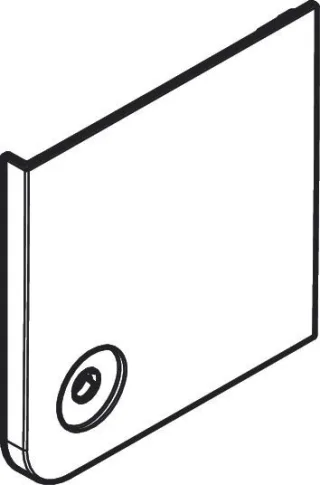 Hansgrohe Shower Select Comfort Q Drucktaster softcube links chrom, 94950000 94950000